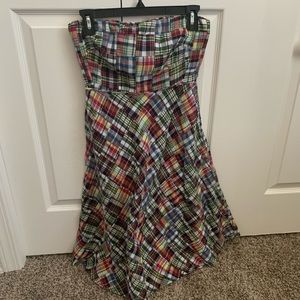 J Crew Plaid Dress